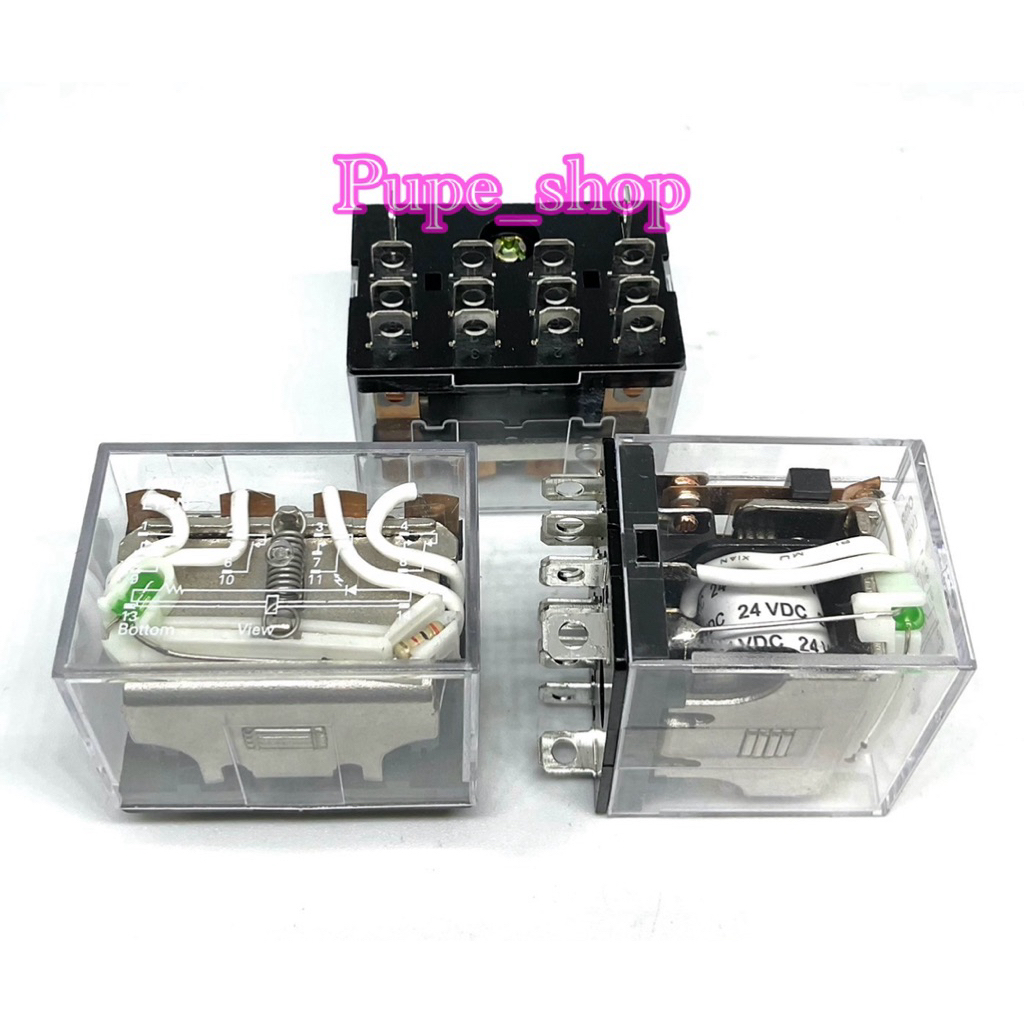 รีเลย์ LY4N  12VDC. 24VDC 24VAC 110VAC 220VAC Relay พร้อมส่ง