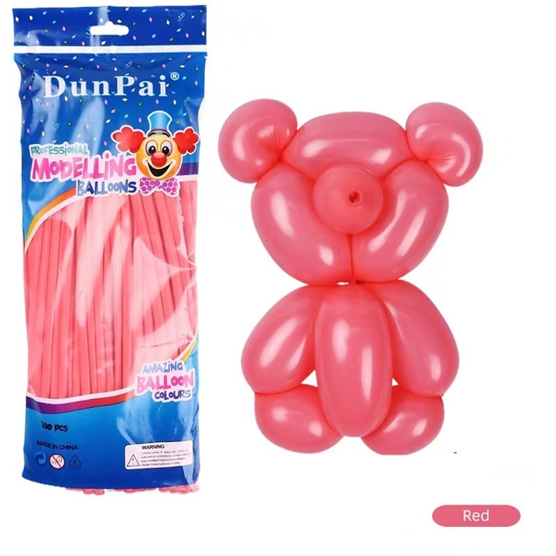 ส่งจากไทย ลูกโป่งดัด (Magic Balloons) ลูกโป่ง ไส้เป็ด ลูกโป่งยาว สีด้าน 10ชิ้น 50 ชิ้น ราคา ถูกที่สุด ดีลบีเคเค แกลเลอรีภาพที่ 8