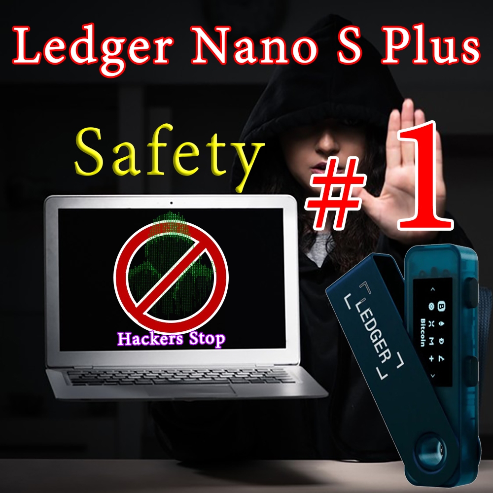 Ledger Nano S Plus Hardware Wallet Crypto Cold Wallet BTC ETH USDT NFT Cold Storage Offline Private 