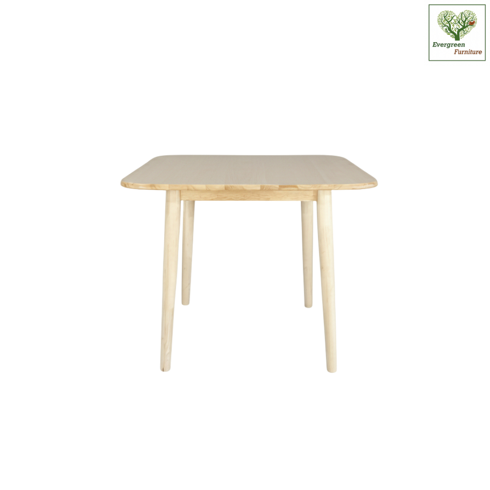 Evergreen Furniture โต๊ะกินข้าวไม้ยางพารา ( มี 2 สีให้เลือก ) T-997-F