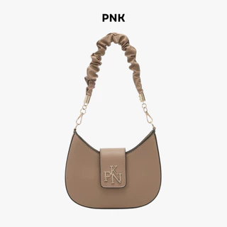 [Pinky] Lisa Bag: กระเป๋าสะพายขึ้นไหล่ โลโก้ PNK (มีให้เลือก 2 หนัง)