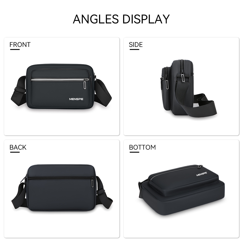 MENSPE กระเป๋าสะพายชาย Casual กระเป๋าหน้าอก CROSS Body BAG Casual กระเป๋าหน้าอกแฟชั่นกระเป๋าสะพายกันน้ำ ราคา ถูกที่สุด ดีลบีเคเค แกลเลอรีภาพที่ 7
