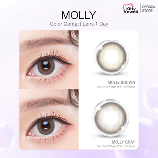Kitty Kawaii 1Day Contact Lens : Oneday คอนแทคเลนส์รายวัน รุ่น Molly Gray