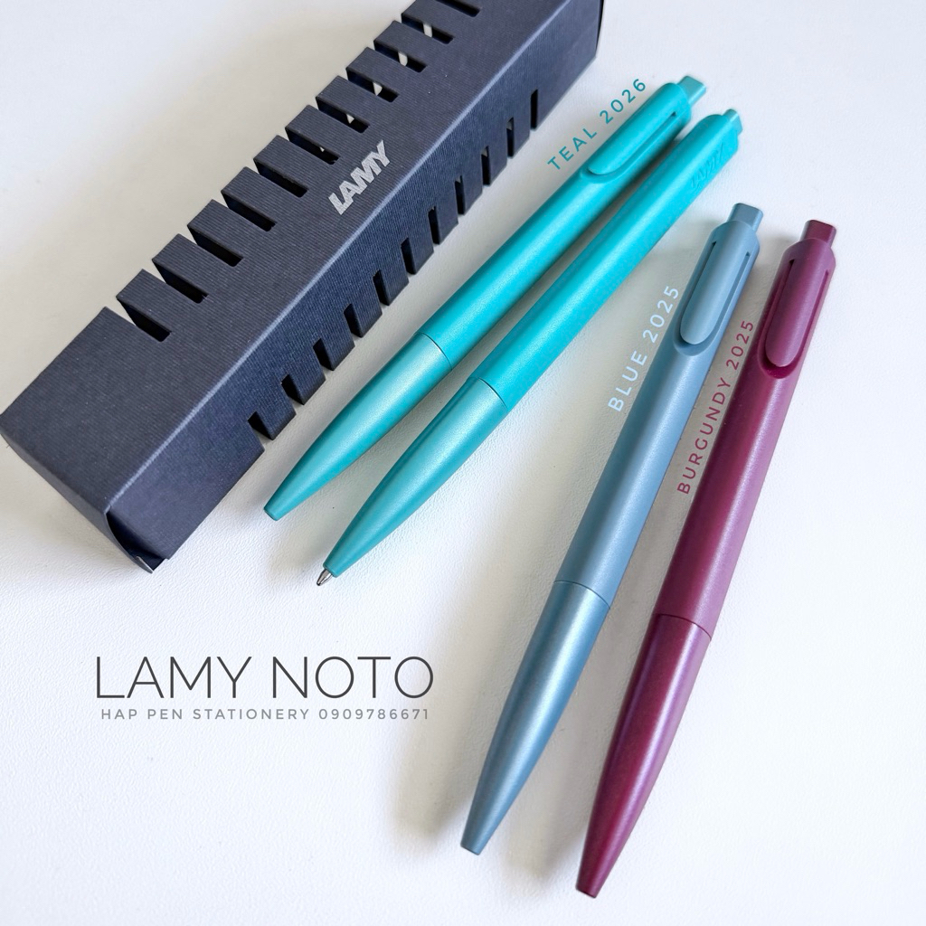 **พร้อมส่ง ถูกที่สุด** 👗🧊🍷Lamy Noto Blue Burgundy2025 & Teal 2026🍷🧊👗 ปากกา ลามี่ รุ่นโนโตะ