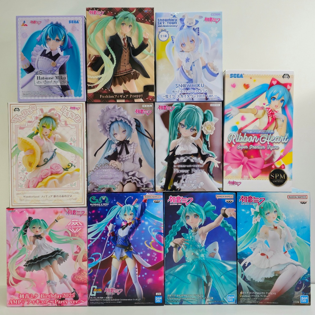 [ฟิกเกอร์แท้] Vocaloid - Hatsune Miku / Sakura Miku / Hoshino Ichika (Furyu / Taito / SEGA)