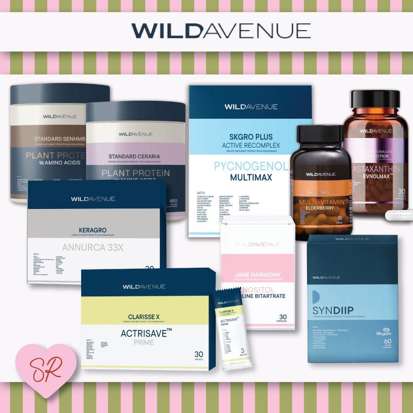 WILD AVENUE : ONE DAILY FORMULATE / SKGRO PLUS RECOMPLEX / ASIC ALWAYS MULTI-VITAMIN ELEDERBERRY