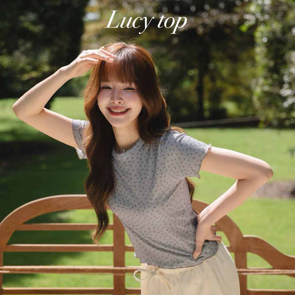 88story.th - Lucy top พร้อมส่ง เสื้อยืดเย็บระบาย (มีหลายแบบ)