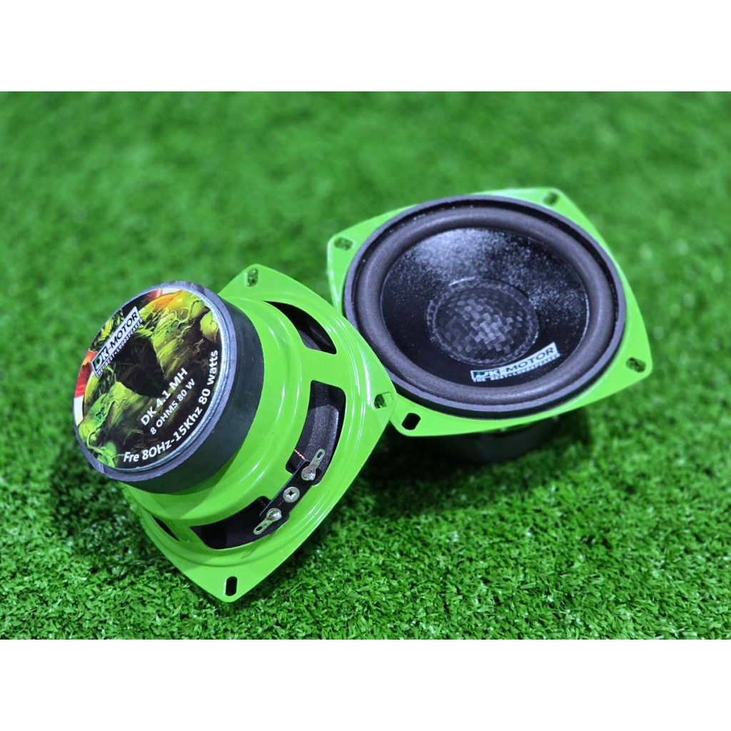เสียงกลาง4นิ้ว DK- MOTOR รุ่น(DK 4.1 MH เขียว) ดอกกลาง 8Ω 80w ลำโพง กลาง 4นิ้ว เสียงกลาง4นิ้ว ดอก4นิ