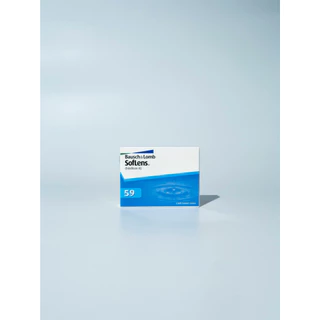 Bausch&Lomb soflens59 บอชแอนด์ลอมบ์คอนแทคเลนส์รายเดือน ขนาด 2 ชิ้น+น้ำยา 60ml.