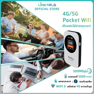 พกพา Linkorld M800 WiFi 6 Pocket WiFi 300Mbps ใช้ได้ทุกค่าย