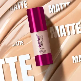 Music Flower Photo Genic Overtime Base Oil Free Foundation มิวสิค ฟลาวเวอร์ รองพื้นเนื้อครีม 30ml