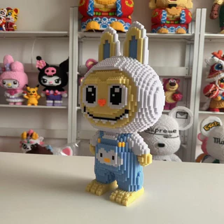💥ตัวต่อเลโก้ขนาดใหญ่💥Labubu Doraemon Bricks, 51cm, LEGO, ของเล่นตัวต่อ, LEGO Labubu