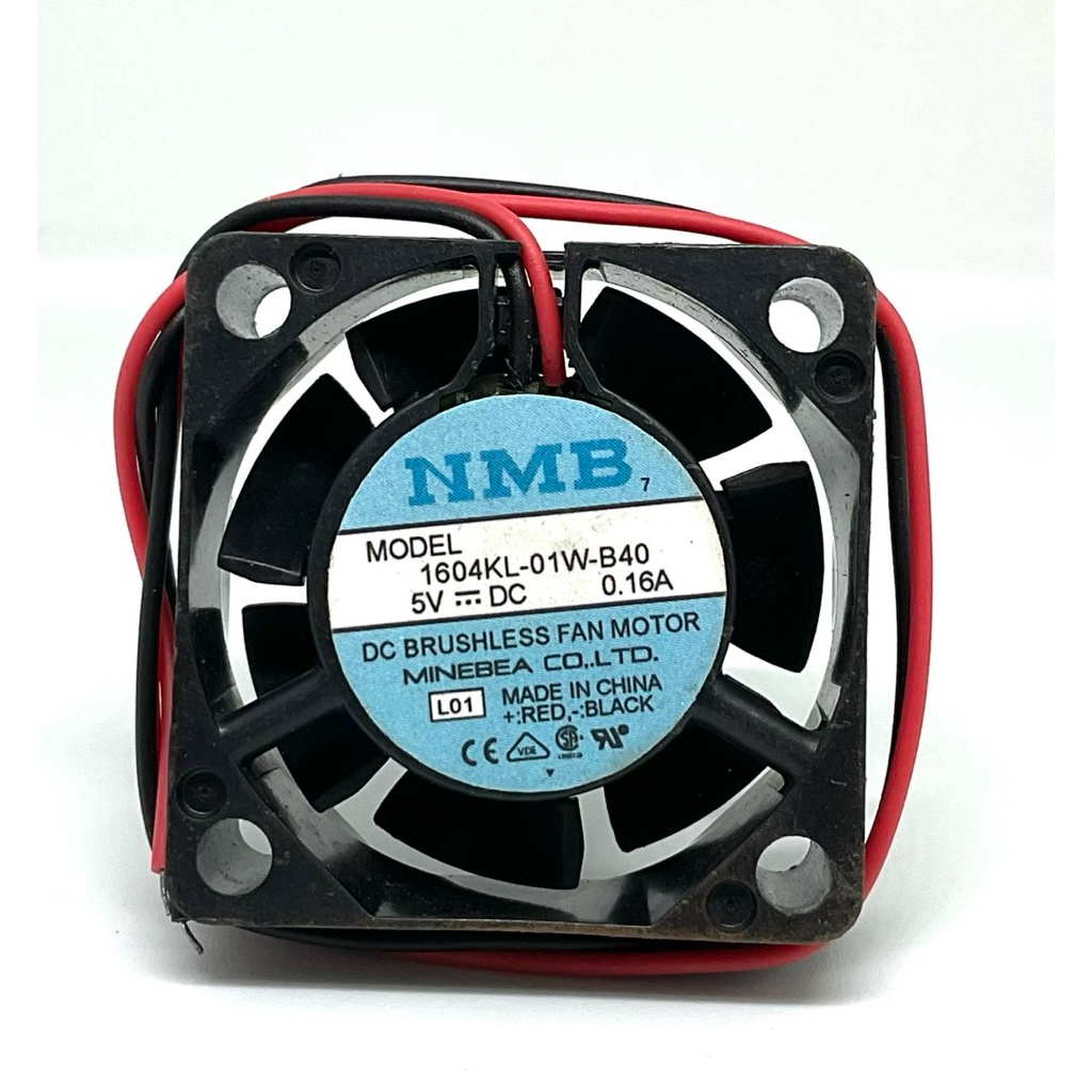 พัดลม NMB MODEL 1604KL-01W-B40 5VDC 0.16A ขนาด 40x40x15 พร้อมส่ง