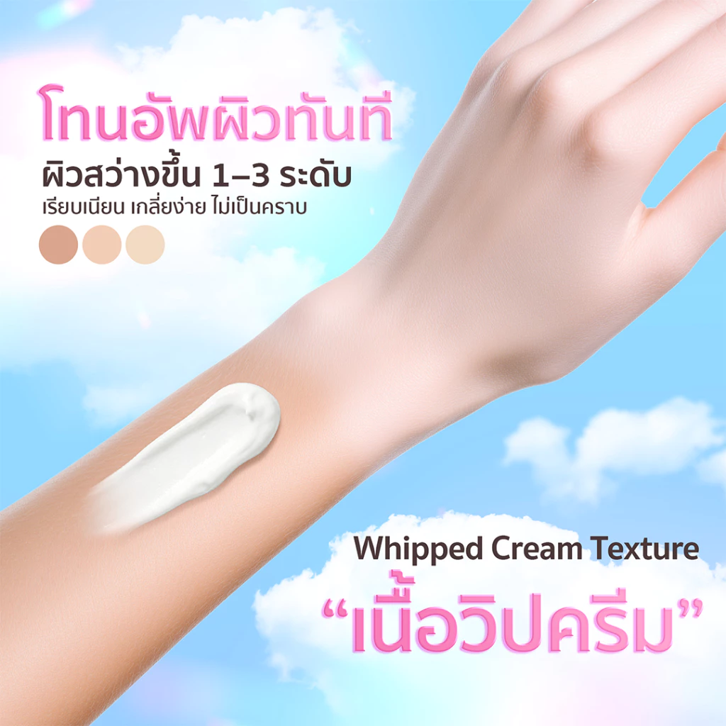 Believe Blink & Bright โทนอัพบอดี้โลชั่น SPF50 PA+++ thumbnail 7