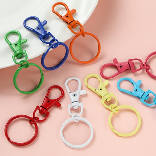 St.kunkka 5-10 ชิ้น ตะขอก้ามปู อัลลอย เคลือบสีพาสเทล ห่วงกุญ…