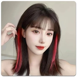 In Beauty [แพ็คสุดคุ้มหลายชิ้น] ช่อผมปลอมไฮไลท์ มีหลายสีให้เลือก อุปกรณ์ทำผมไฮไลท์แบบคล้องหู ใช้ซ้ำได้