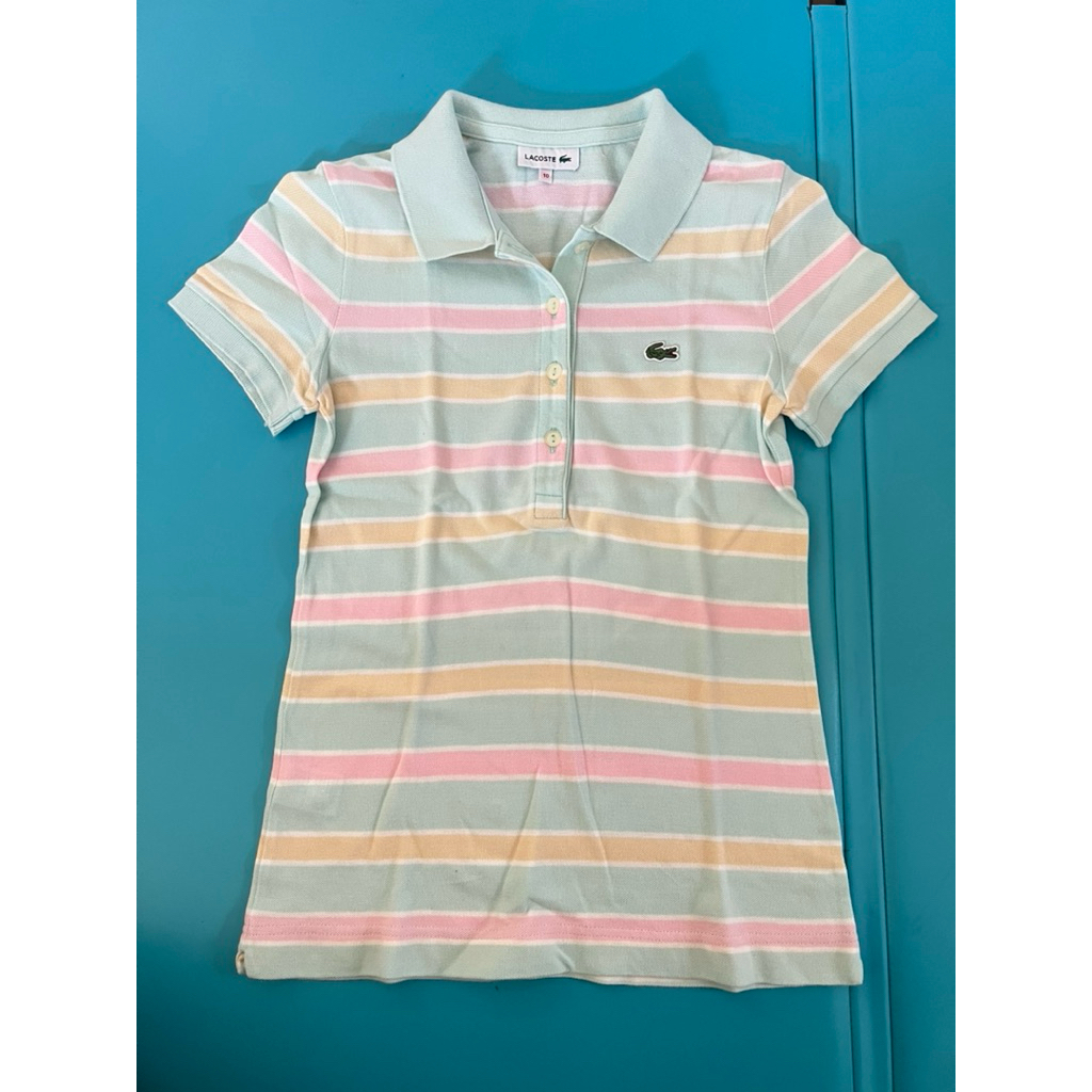 เสื้อเด็ก lacoste แท้ ไซส์ 10