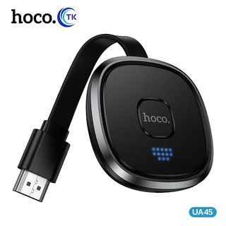 HOCO UA45 อุปกรณ์สะท้อนหน้าจอไร้สาย Full HD 1080P 60Hz เชื่อมต่อ WiFi & P2P ดูจอใหญ่คมชัด อุปกรณ์แคสต์จอ