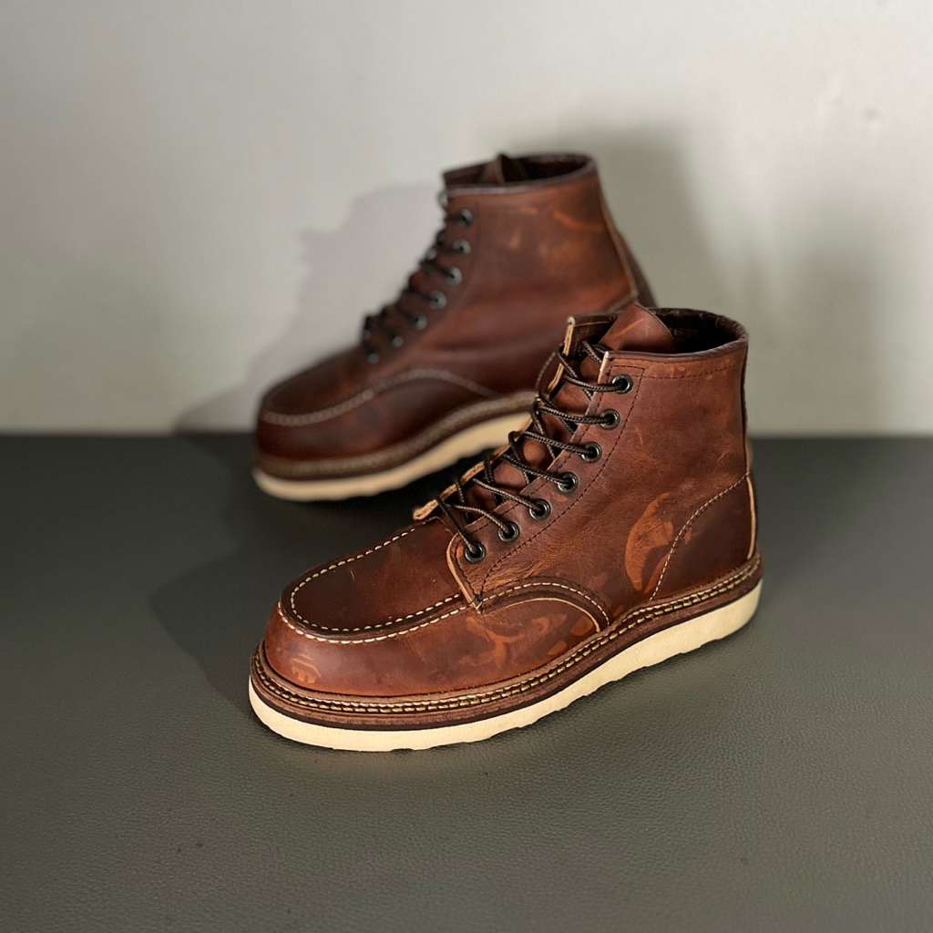 RedWing 1907 MocToe Boots USA Size 6.5D 24.5-25cm (39)