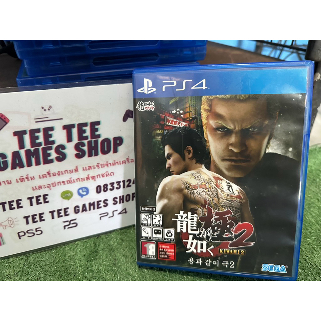 Yakuza Kiwami 2 ps4 แผ่นมือสอง ในเกมเป็นภาษาเกาหลี แผ่นสวยใช้งานปกติแผ่นใช้เล่นกับเครื่องเพลย์ห้าได้