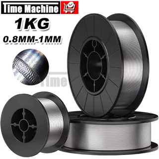 ลวดเชื่อมฟลักซ์คอร์ MIG FLUX CORE ไม่ใช้แก๊ส 0.8/1.0มม 2In1 เชื่อมได้ทั้งเหล็กและสแตนเลส ใช้งานง่าย เหมาะเครื่องเชื่อม