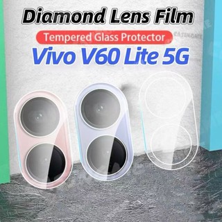 ฟิล์มกระจกกันรอย เลนส์กล้อง เต็มเลนส์ สำหรับ Vivo V60lite