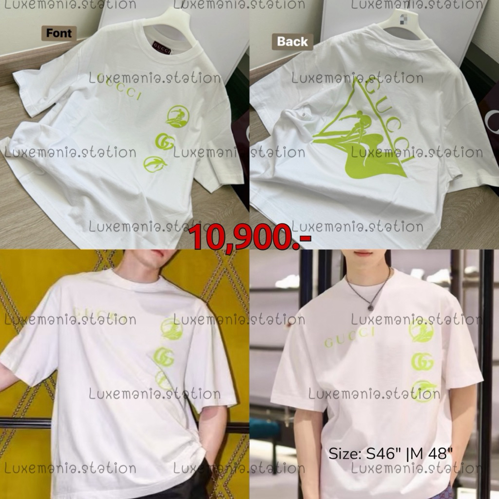 ราคาพิเศษรอบบินเอง✈️🔥🇹🇭👜[พร้อมส่ง]: GG Sporty T-shirt‼️ก่อนกดสั่งรบกวนทักมาเช็คสต๊อคก่อนนะคะ‼️