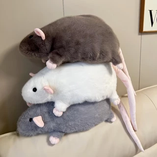 ตุ๊กตาหนูดอกไม้ 35/90cm ขนาดใหญ่ดอกไม้สาขาหนู ตุ๊กตาขนฟู ของขวัญวันเกิด