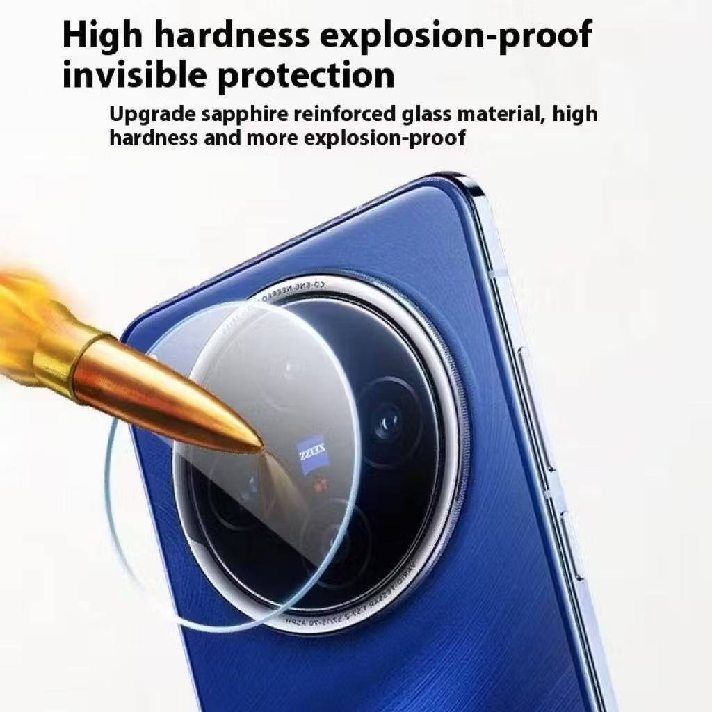 ฟิล์มเลนส์กล้องเหมาะสําหรับ VIVO X200 X200PRO X200FE 3D ฟิล์มเลนส์กล้องป้องกันการแตกร้าว