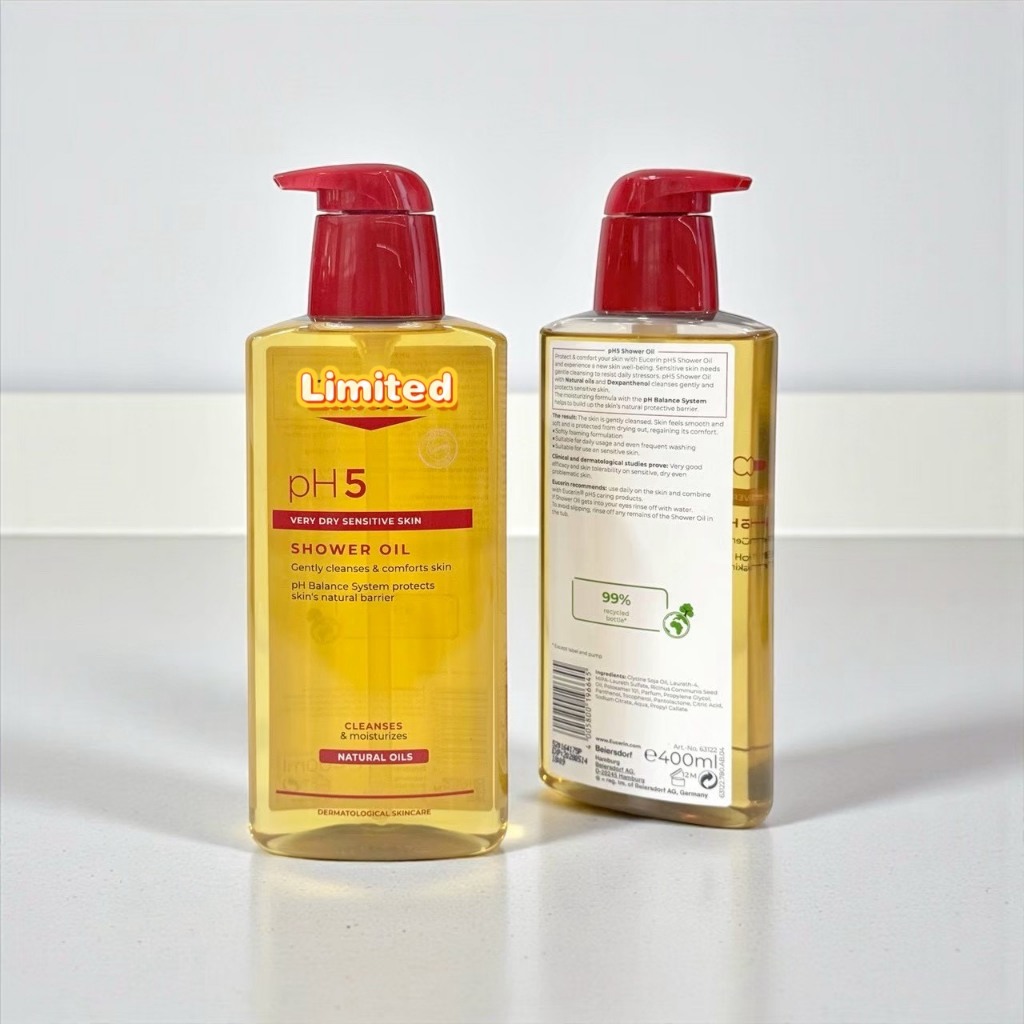 E.ucerin PH5 Very Dry Sensitive Skin Shower Oil ออยอาบน้ำ ขนาด 400 ml.