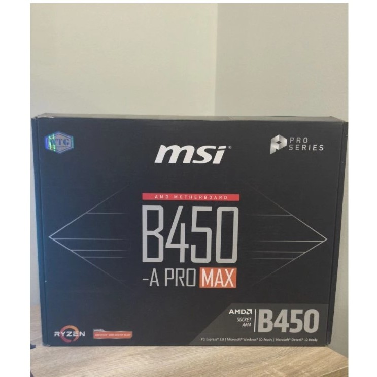 MSI B450 A PRO MAX เมนบอร์ด AM4