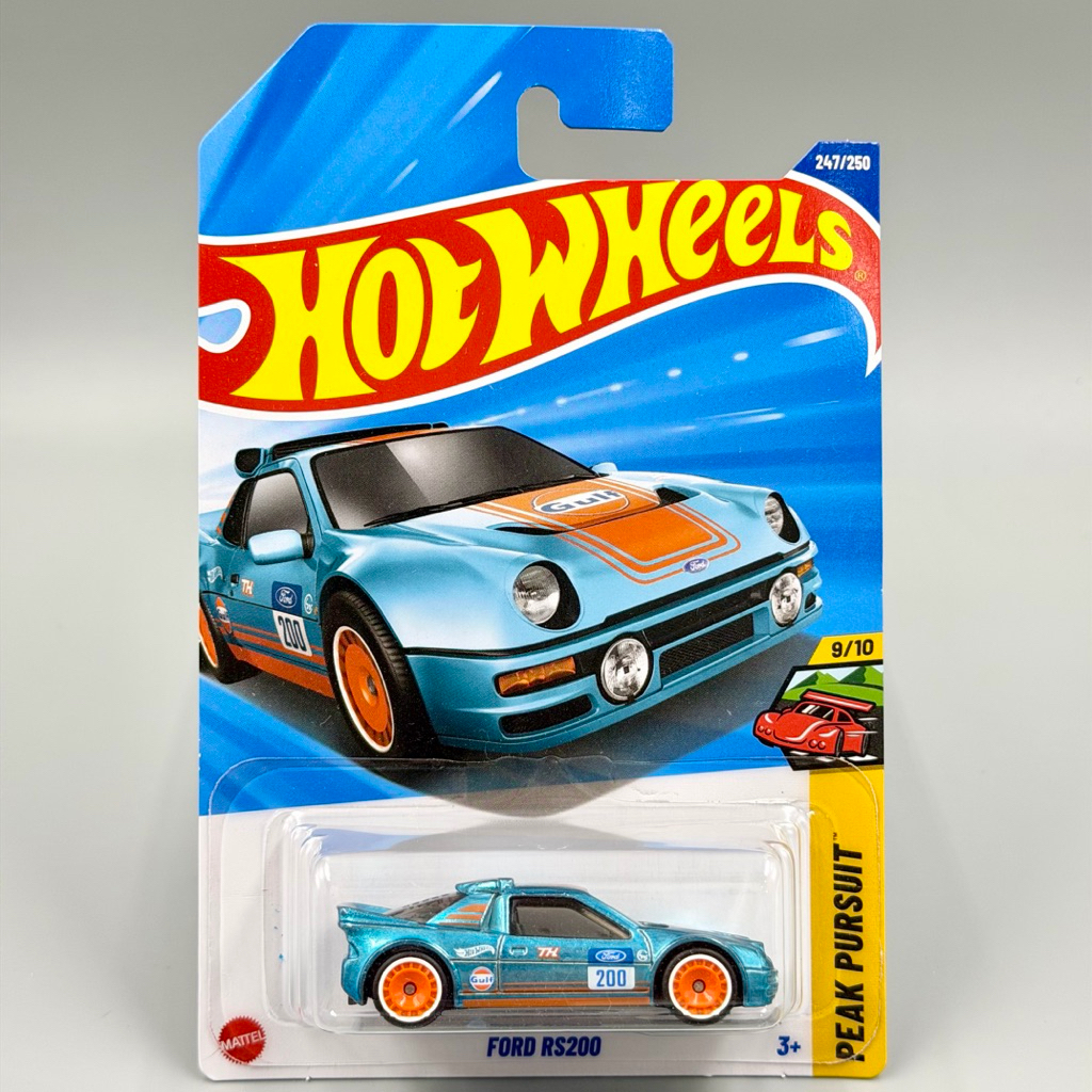 Hotwheels STH | FORD RS200 GULF Super Teacher Hunt สเกล 1:64 ใหม่ล่าสุด 2025