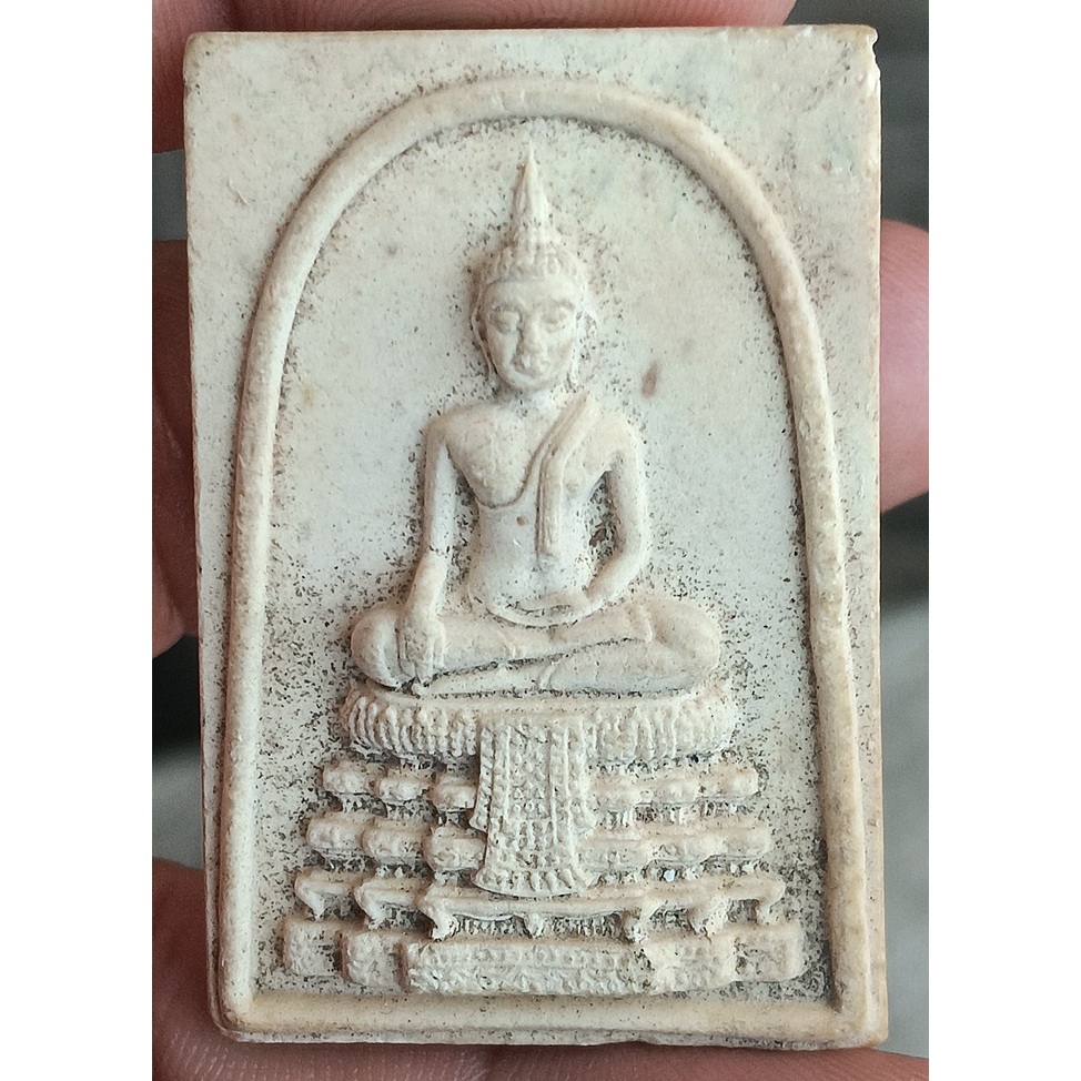 R607พระสมเด็จวัดไร่ขิง ( ผสมผงเกศ ) พิมพ์ใหญ่ ปี 2514 จ.นครปฐม สภาพสวย