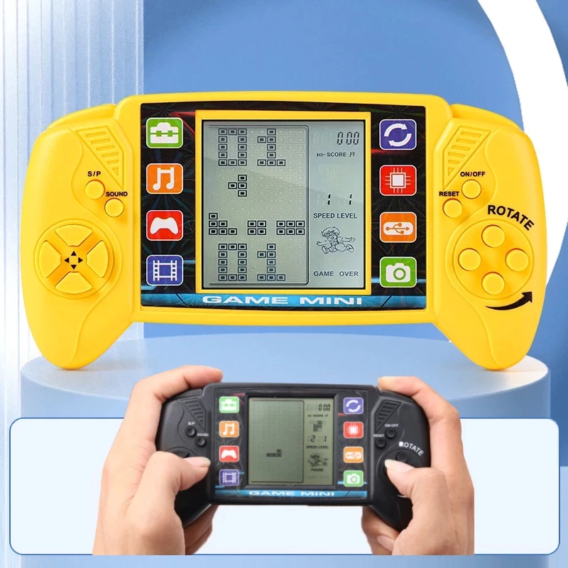 เครื่องเล่นเกม Tetris แบบเรโทรคลาสสิก จอ 3.5 นิ้ว 26 โหมดเกม เครื่องเล่นเกมสำหรับเด็กสุดคลาสสิก