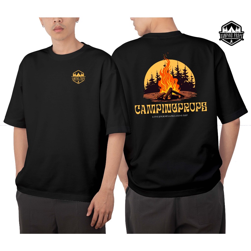 เสื้อยืด Camping แบรนด์ Camping props  ทรง Oversize New Collection 2026