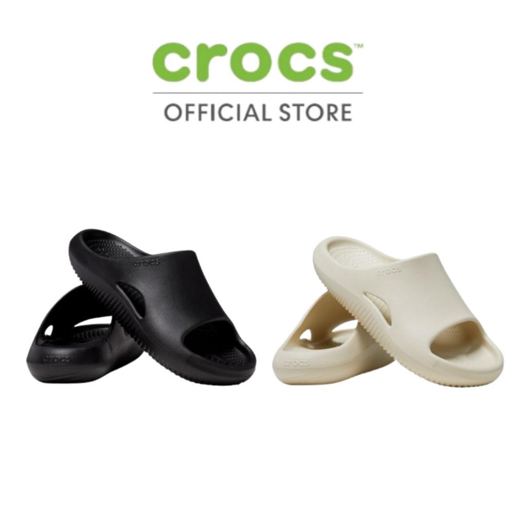 CROCS รองเท้าแตะผู้ใหญ่รองเท้าแตะผู้ชายผู้หญิง MELLOW RECOVERY SLIDE รุ่น 2083922Y2 - BONE