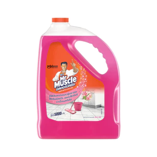 มิสเตอร์มัสเซิล น้ำยาถูพื้น กลิ่นฟลอรัล เพอเฟกชั่น 5 ลิตร Mr Muscle Floor Cleaner Floral Perfection 5000ML