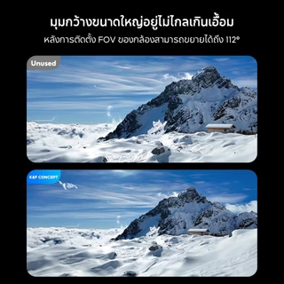 K&F CONCEPT 1.2x Wide-Angle Magnetic เลนส์กล้อง มุมกว้างถึง 112 องศา สำหรับกล้อง DJI Osmo Pocket 3/4