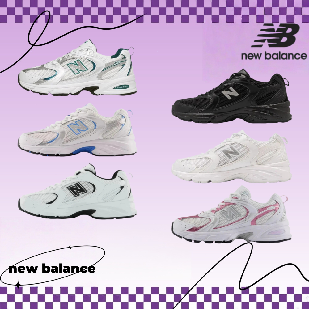 NB 530 unisex casual athletic shoes (MR530AB, MR530DRW, MR530EWB, MR530FB1, MR530FW1, MR530PK)