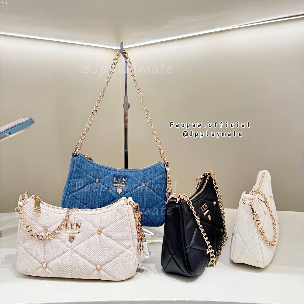 LYN รุ่นขายดีตลอดกาล LYN กระเป๋าสะพายข้าง  Tricia S Shoulder Bag : LL22CBS184 แท้จากชอป พร้อมอุปกรณ์