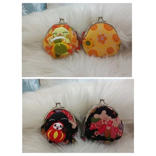 (สินค้าพร้อมส่งจากไทย)กระเป๋าใส่เหรียญเสริมโชคลาภ,แมวนำโชคตามความเชื่อสไตล์ญี่ปุ่น