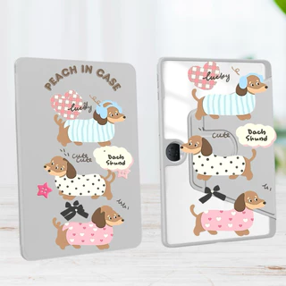 เคสหมุน360เคสแท็บเล็ตซัมซุง สกรีนลายการ์ตูนมีช่องปากกาA9/A8/A7/S11/S6/S7/S9/S10+/S10FE+/A11