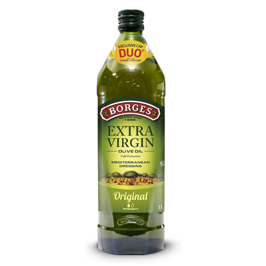 Borges Extra Virgin Olive Oil บอร์เกส น้ำมันมะกอก บริสุทธิ์พิเศษ 1ลิตร