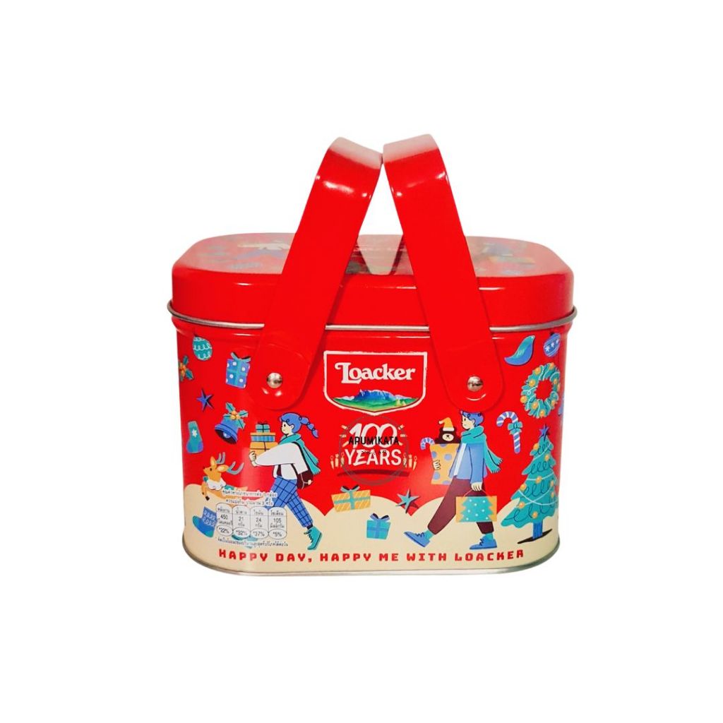 1 กระปุก Loacker Wafers ล็อคเกอร์ เวเฟอร์ 80 g ช็อกโกแลต