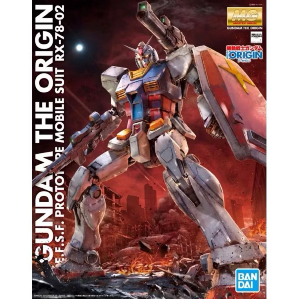 [พร้อมส่ง] MG1/100 BANDAI RX-78-2 GUNDAM (THE ORIGIN)