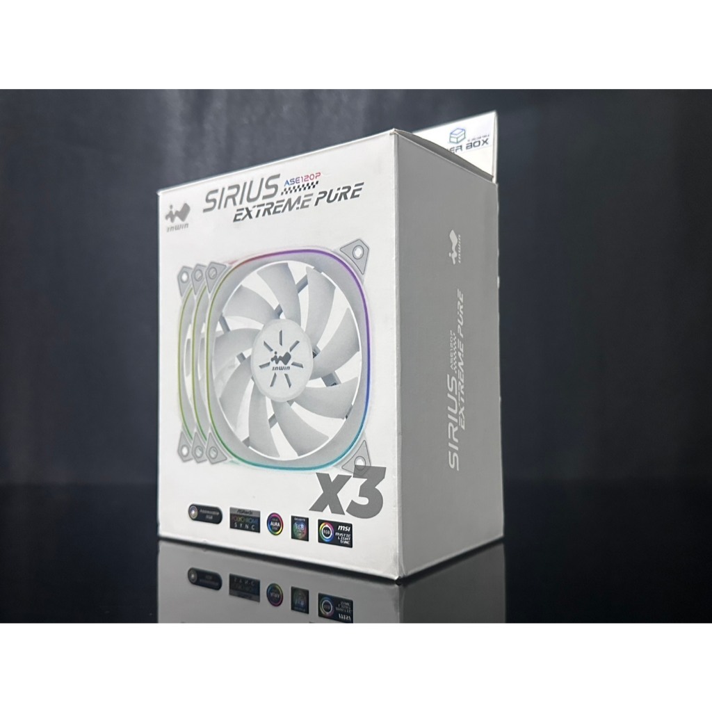 พัดลมเคส(Fan case) INWIN SIRIUS EXTREME PURE ASE120P ARGB (12CM.)