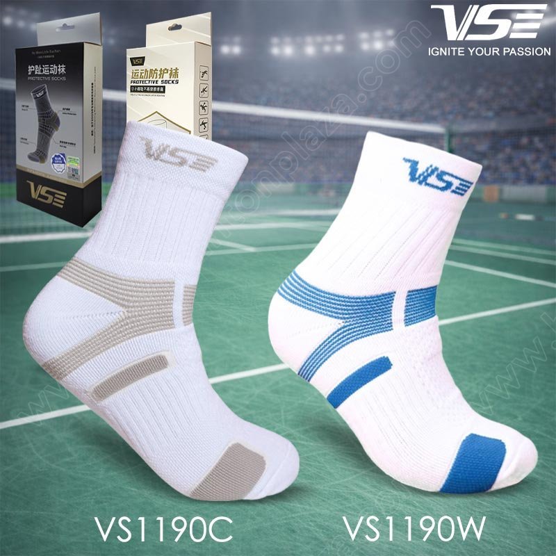 【 ของแท้ 💯% 】 ถุงเท้ากีฬา VS (VENSON) ป้องกันการบาดเจ็บ PROTECTIVE SOCKS  (VS1190)