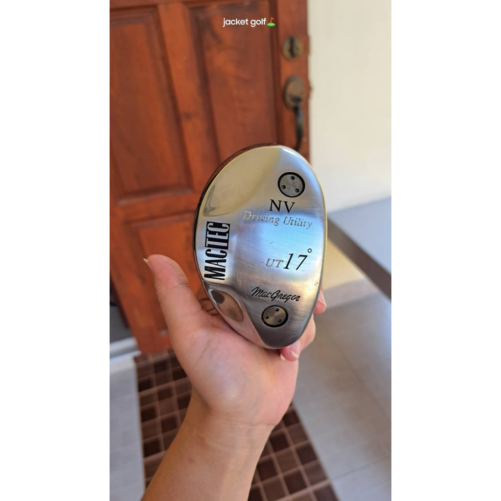ไม้กอล์ฟ มือสองสภาพดี หัว U2 Driving Utility Mactec Loft 17’ (ไม่มีก้าน) สภาพดี