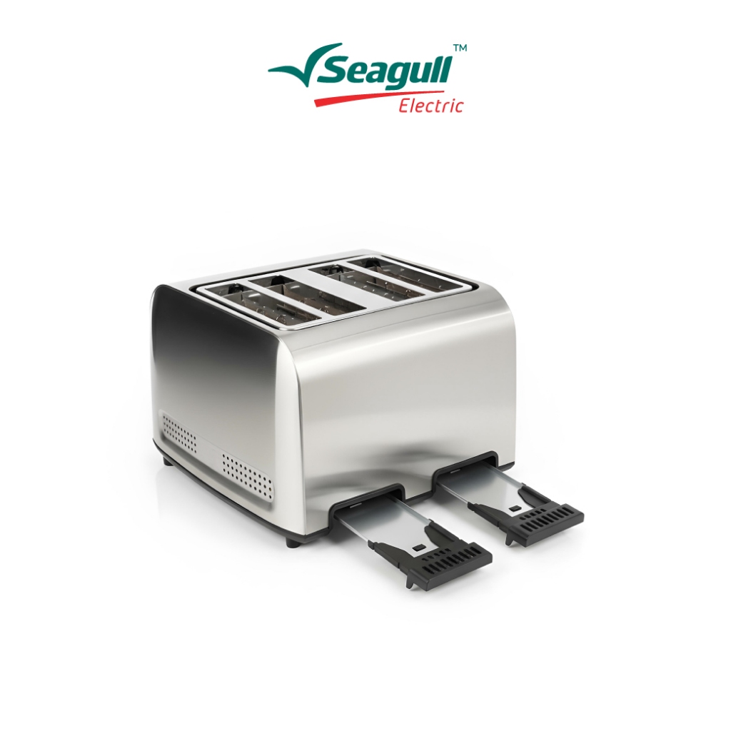 Seagull เครื่องปิ้งขนมปัง 4 แผ่น (เงิน) Toaster 4 Slice (Silver) ราคา ถูกที่สุด ดีลบีเคเค แกลเลอรีภาพที่ 9