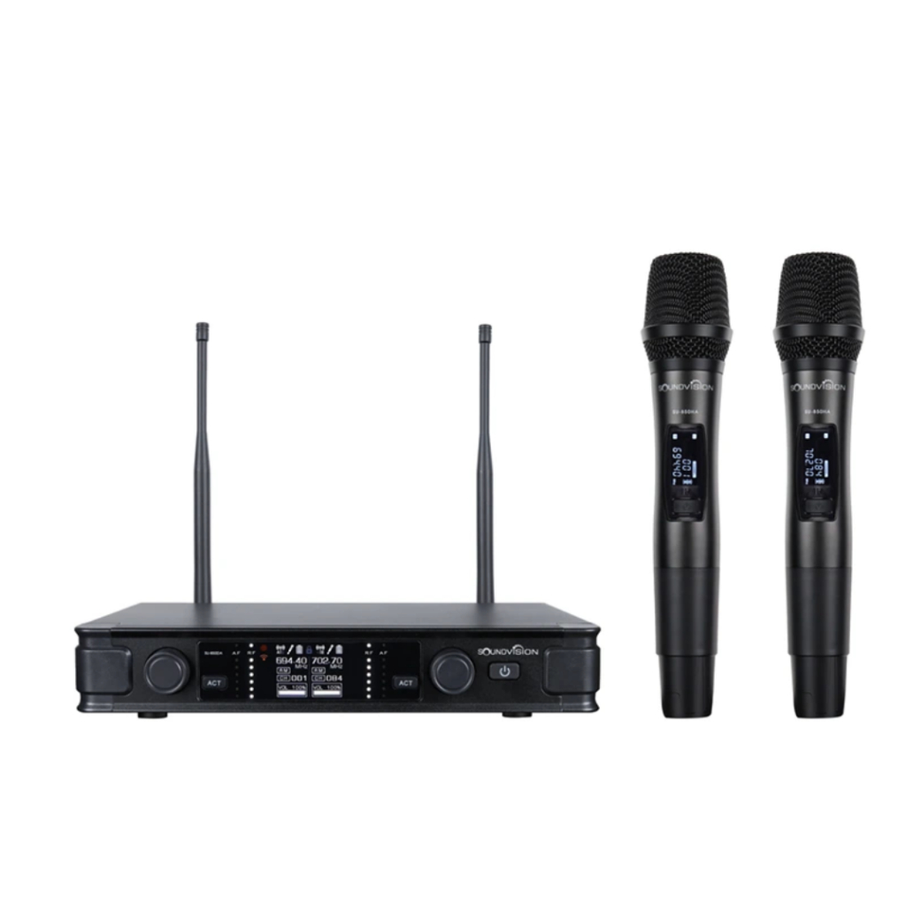SOUNDVISION SU-850DA ชุดไมค์ลอยดิจิตอล มือถือคู่ ย่าน UHF